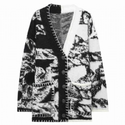 Vintage womens knit cardigan v-neck