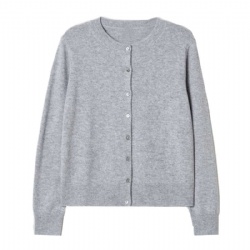 Cashmere basic cardigan