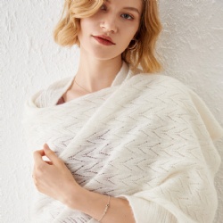 poitelle cashmere long scarf